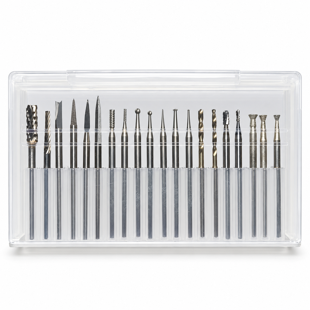 HSS Wood Carving Rotary Bits for Engraving, Shaping & Finishing