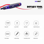 3.6V Cordless Rotary Tool Kit for Wood Carving, Sanding & Polishing